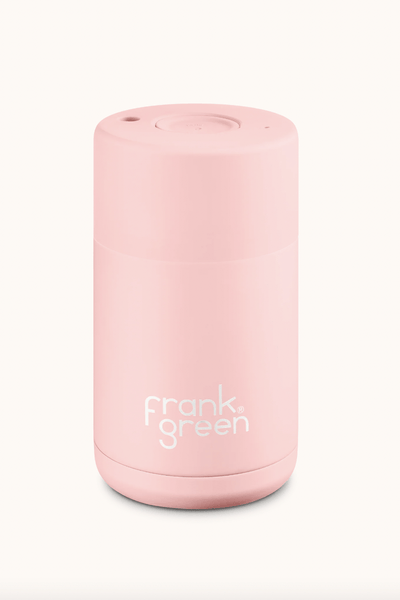 FRANK GREEN CUP FRANK GREEN CERAMIC REUSABLE CUP 10oz/295ml - BLUSHED PINK