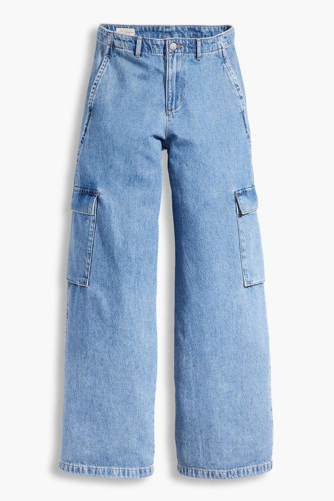 LEVIS LADIES JEANS LEVI'S BAGGY CARGO JEANS - CAUSE AND EFFECT