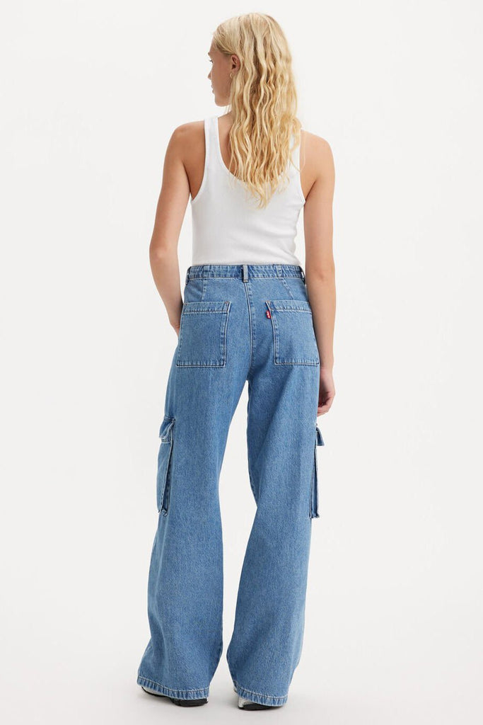 LEVIS LADIES JEANS LEVI'S BAGGY CARGO JEANS - CAUSE AND EFFECT