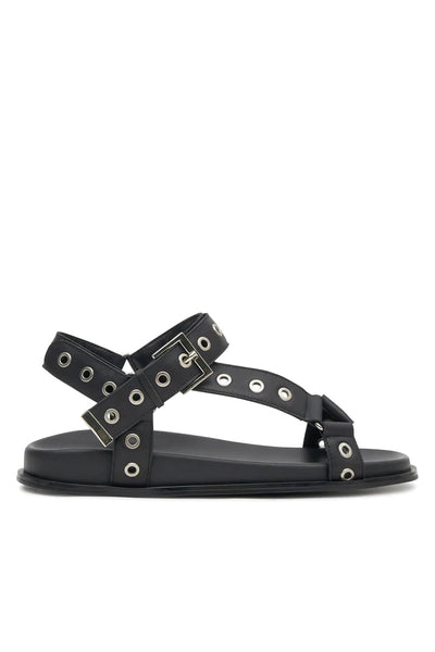 NAKEDVICE LADIES FOOTWEAR NAKEDVICE THE RONNIE SANDAL - BLACK