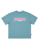 WNDRR Pulse Heavy Weight Tee Dusk Blue front