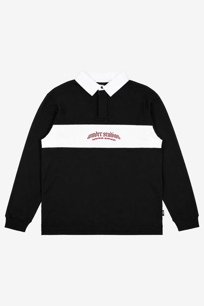 WNDRR Karnage Rugby Polo - Black