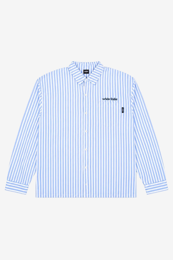 WNDRR Studios L/S Shirt - White/Blue