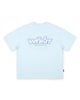 WNDRR Five Point Heavy Weight Tee Baby Blue front