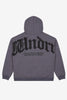 WNDRR Revival Hood Sweat - Charcoal