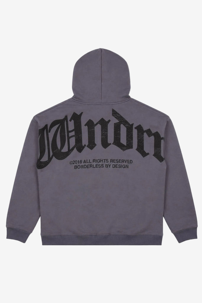 WNDRR Revival Hood Sweat - Charcoal