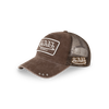 Von Dutch Distressed Old Originals Trucker - Brown/Tan/Black, side view