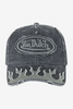 Von Dutch Flames Dad Cap - Washed Black, front view