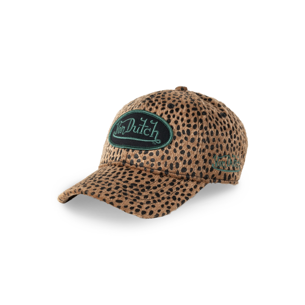 Von Dutch Animal Print Dad Cap - Green Snake, side view