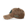 Von Dutch Animal Print Dad Cap - Green Snake, angle view