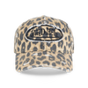 Von Dutch Animal Print Dad Cap - Tan Leopard, front view