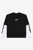 WNDRR SHODO LAYERED L/S TEE - BLACK