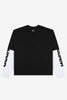 WNDRR SHODO LAYERED L/S TEE - BLACK