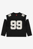 WNDRR WAYNE HOCKEY JERSEY - BLACK/WHITE