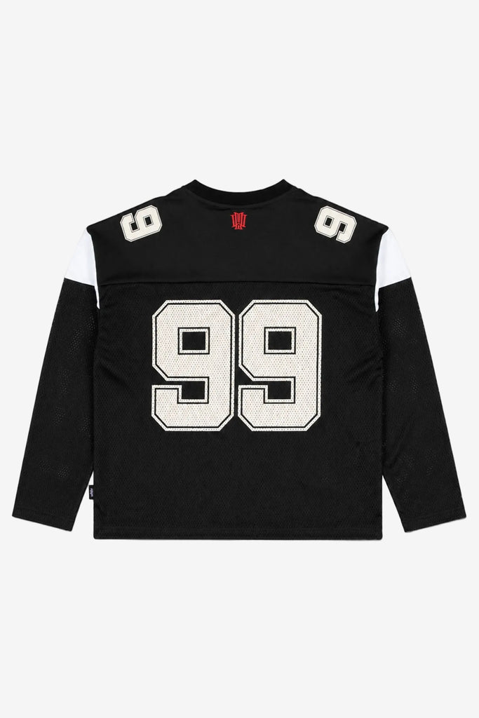 WNDRR WAYNE HOCKEY JERSEY - BLACK/WHITE
