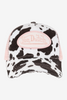 Von Dutch Animal Skin Trucker Hat - Baby Pink/Pink, front view