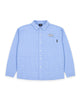 WNDRR Return Check S/S Shirt Blue White front (placeholder)