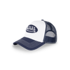 Von Dutch Distressed Zigzag Dad Cap - Dark Navy, side view