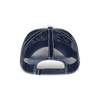 Von Dutch Distressed Zigzag Dad Cap - Dark Navy, back view
