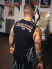 Billy Bones Club Flamed Muscle Tee - Black
