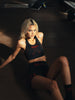 Billy Bones Club Flamed Sports Bra - Black/Red