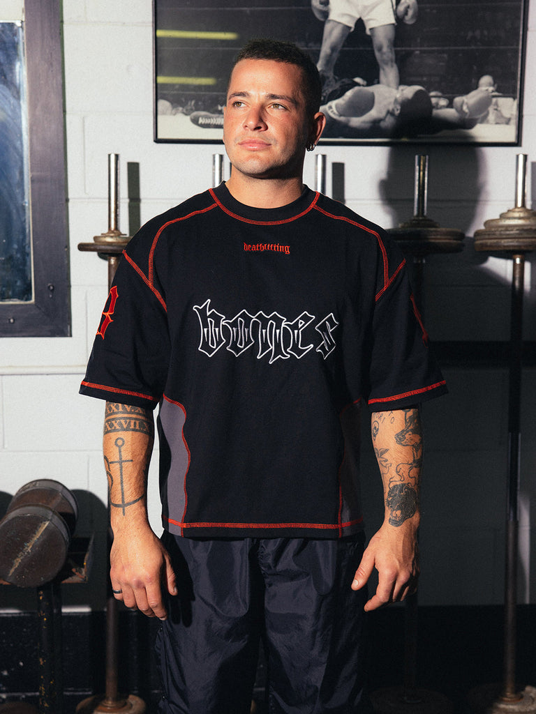 Billy Bones Club Deathlifting Jersey - Black/Red