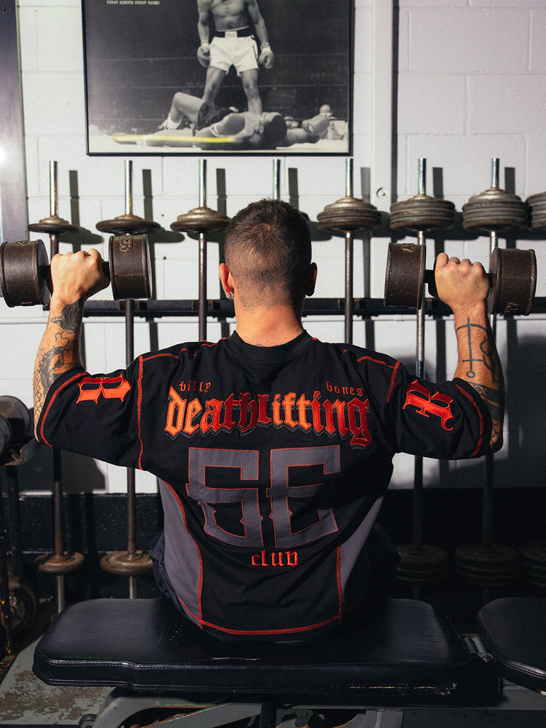 Billy Bones Club Deathlifting Jersey - Black/Red