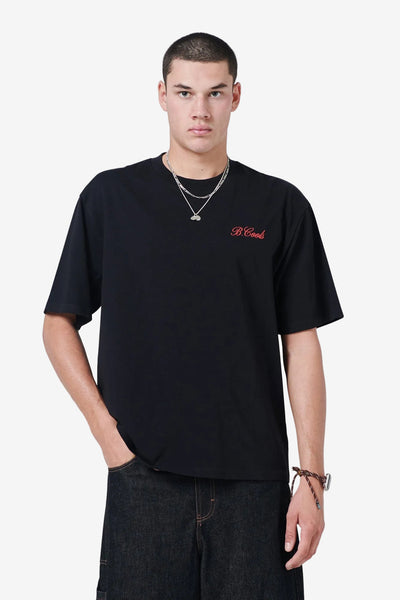 BARNEY COOLS MENS T-SHIRTS BARNEY COOLS SCRIBE T-SHIRT - BLACK