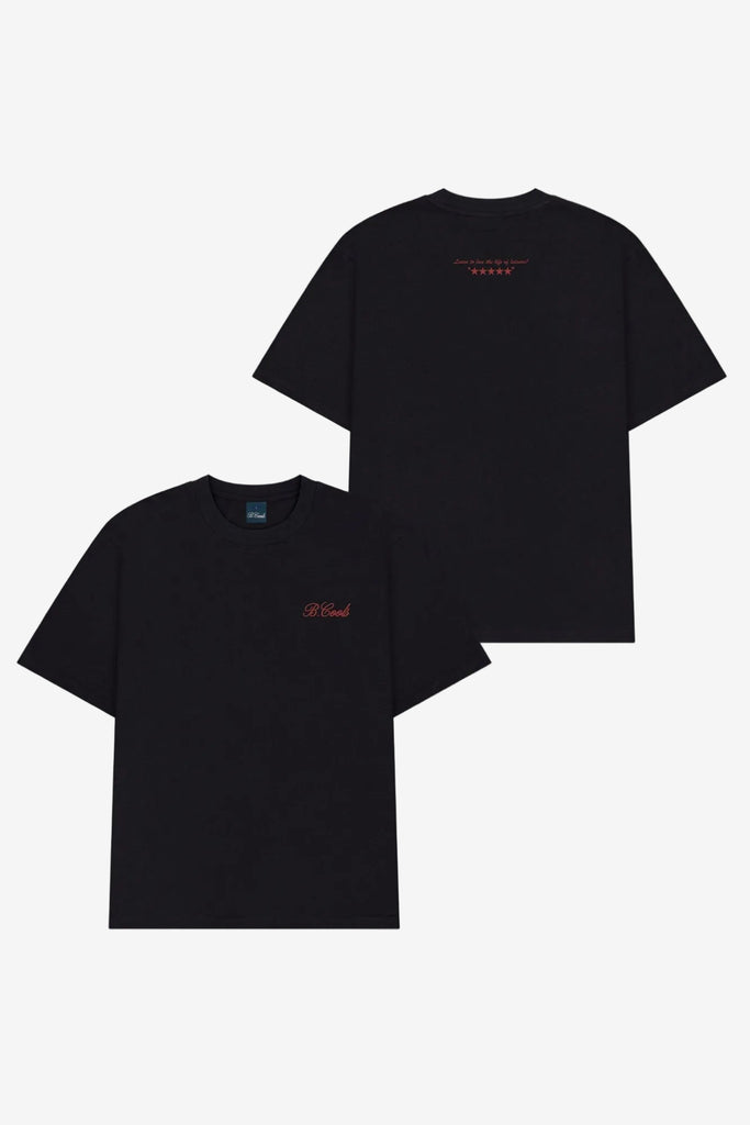 BARNEY COOLS MENS T-SHIRTS BARNEY COOLS SCRIBE T-SHIRT - BLACK