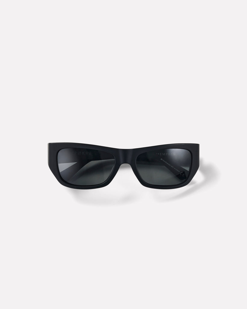 Memphis Matte Black/Black Polarized angle view