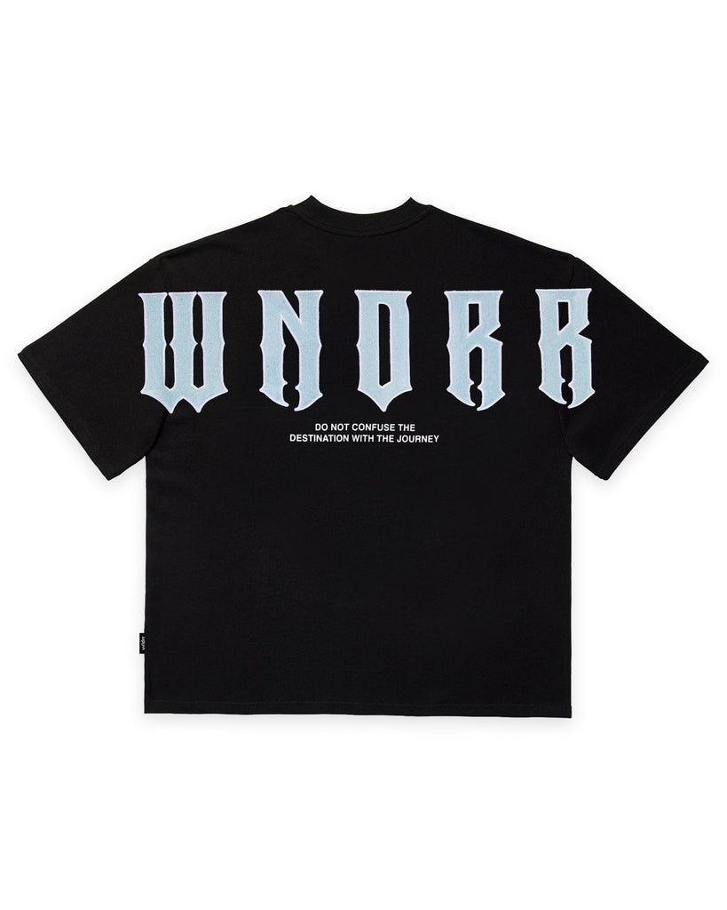 WNDRR Raider Heavy Weight Tee - Black
