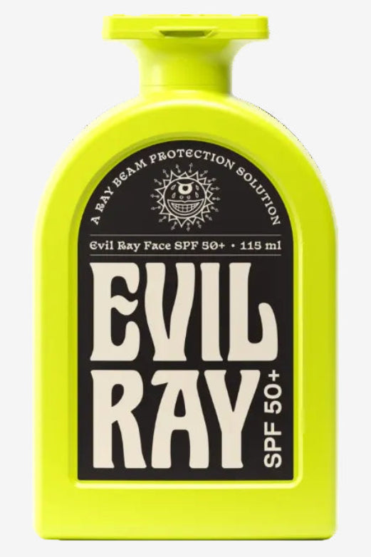 Evil Ray SPF50+ Face Sunscreen 115ml bottle