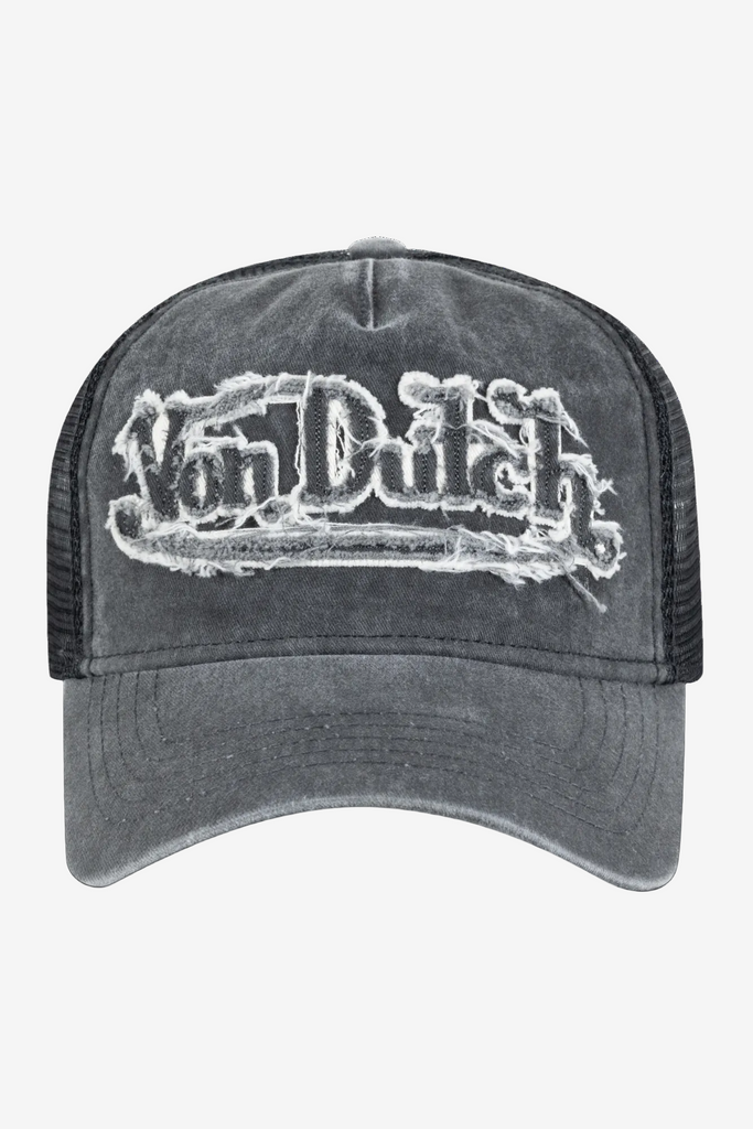 Von Dutch Classic Trucker 51 - Black/White, front view