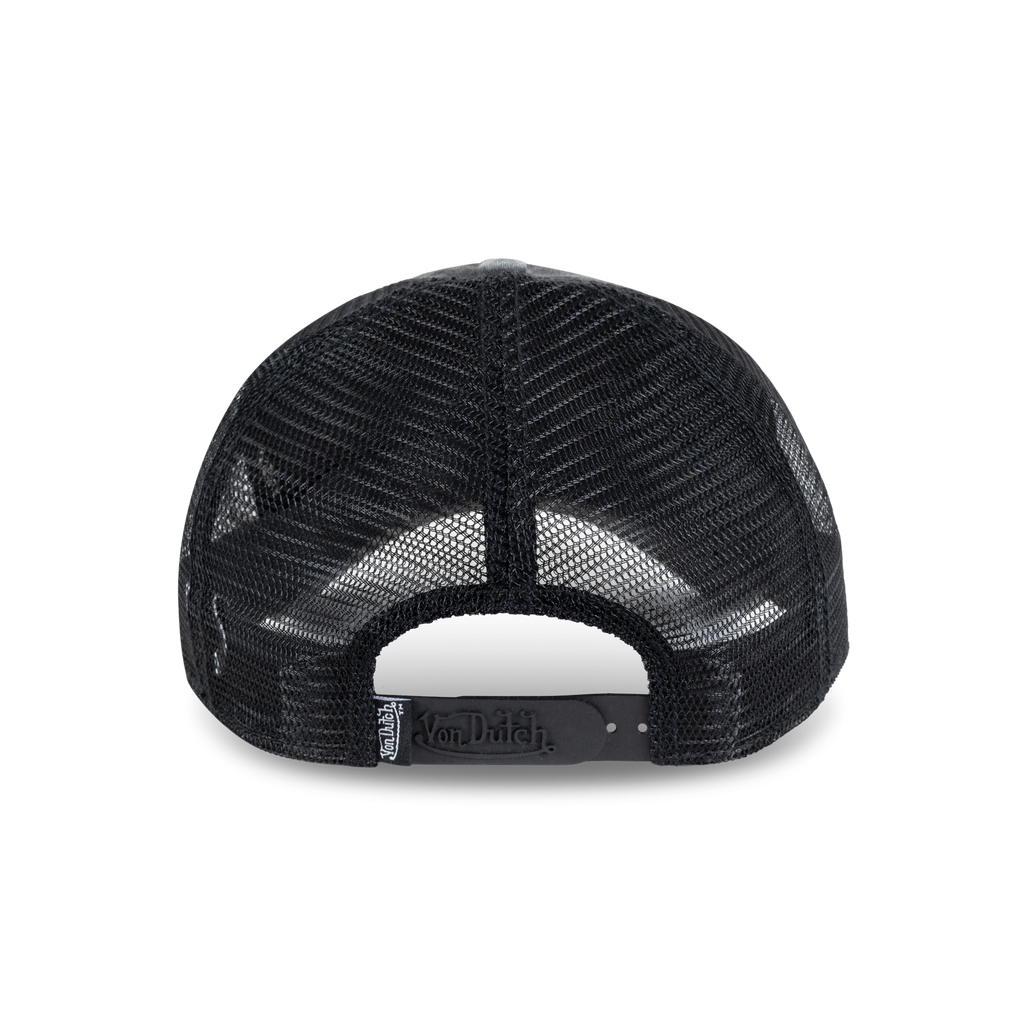 Von Dutch Classic Trucker 51 - Black/White, back view