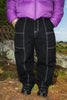 ICHPIG RIPSTOP UTILITY PANTS - BLACK/NAVY PLAID