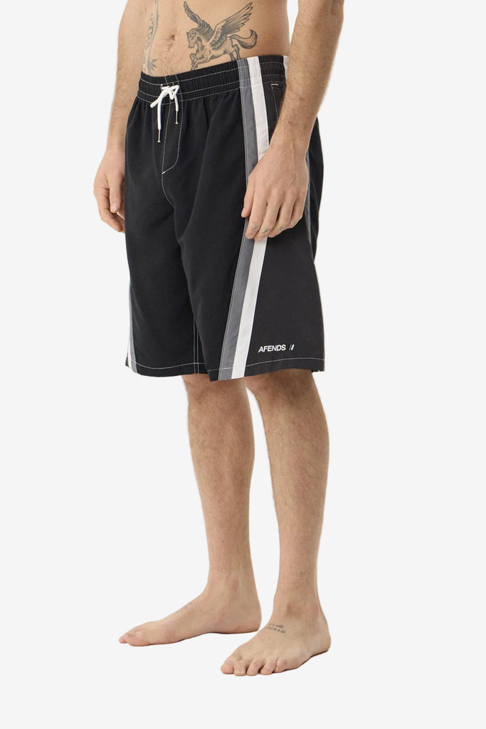 AFENDS Tallows Swim Short 22 inch Black