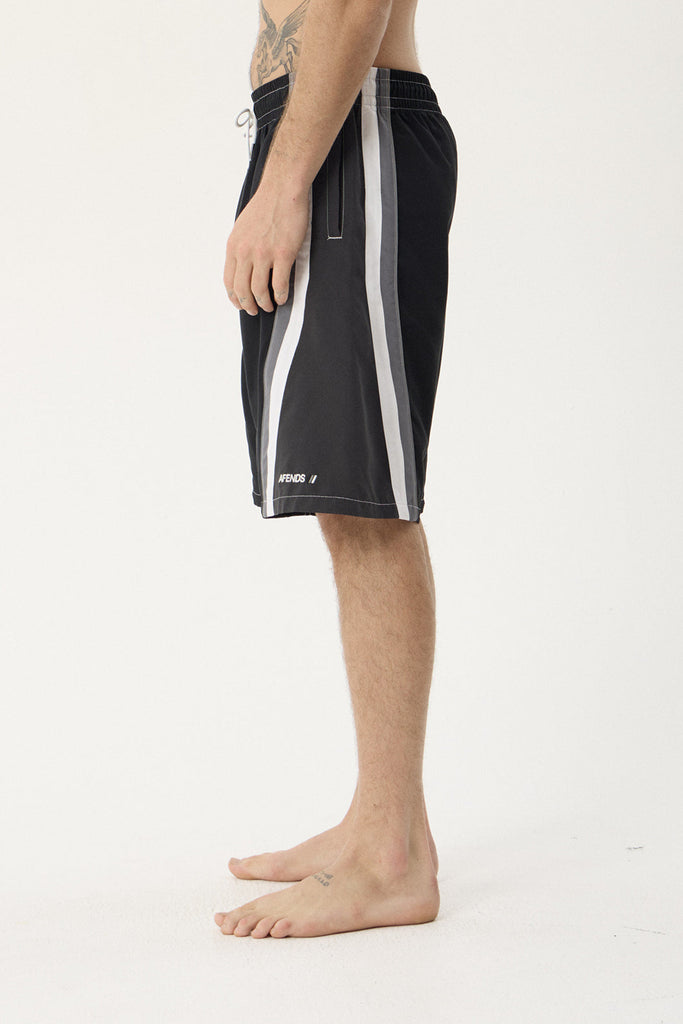 AFENDS Tallows Swim Short 22 inch Black