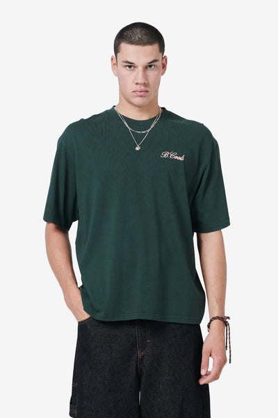 BARNEY COOLS MENS T-SHIRTS BARNEY COOLS SCRIBE T-SHIRT - FOREST