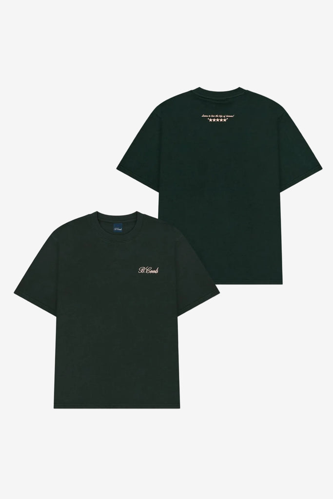 BARNEY COOLS MENS T-SHIRTS BARNEY COOLS SCRIBE T-SHIRT - FOREST