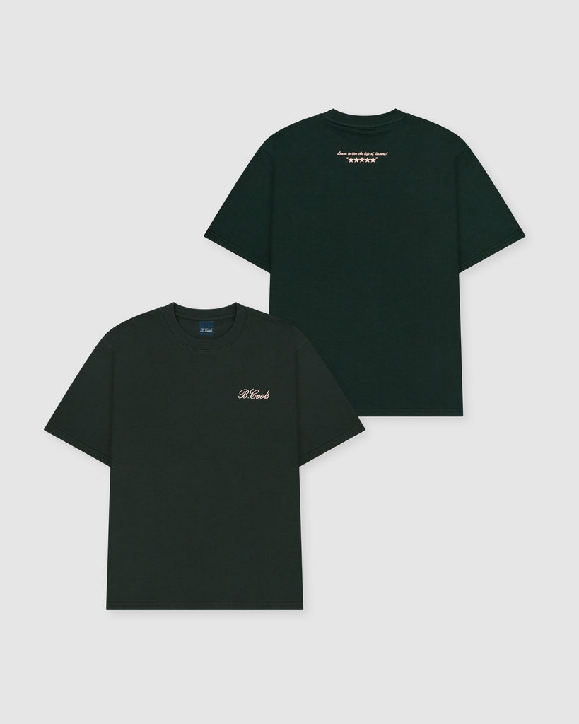 BARNEY COOLS MENS T-SHIRTS BARNEY COOLS SCRIBE T-SHIRT - FOREST
