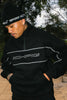 ICHPIG FLASHBACK 1/4 ZIP - BLACK/REFLECTIVE