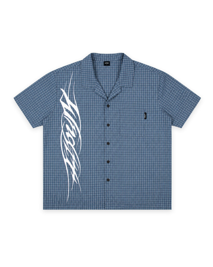 WNDRR Reaper Check S/S Shirt - Teal