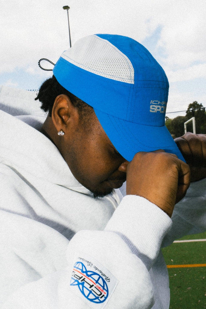 ICHPIG SPORTS PANEL CAP - ROYAL BLUE/WHITE