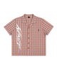 WNDRR Reaper Check S/S Shirt - Coral