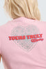 Worship Supplies Yours Truly Slim Fit Tee - Parfait Pink