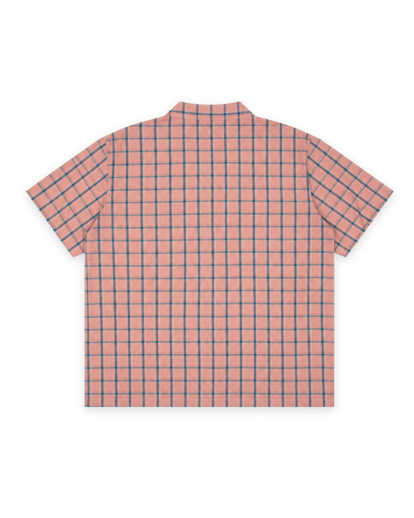 WNDRR Reaper Check S/S Shirt - Coral