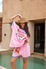 Sabbi The Very Oversized Tequila Made Me Do It Tee - Pink
