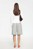 LIONESS SEVIGNEY LONG SHORT - CREAM CHECK