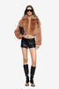 LIONESS DRITA FAUX FUR - CAMEL