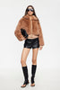 LIONESS DRITA FAUX FUR - CAMEL